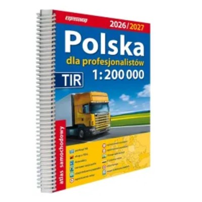 Polska Atlas Samochodowy dla Profesjonalistów 1200 000 wydanie 20262027
