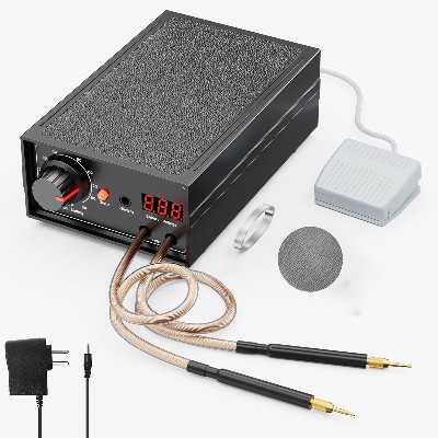 Zestaw Mini Spawarki Punktowej OWJHE 8000W DIY Automat do Spawania Akumulatorów 18650 Przenośna Spawarka Punktowa Piórem do Taśmy Niklowej 03MM