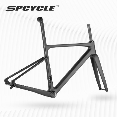 Spcycle 053DSL Carbon Road Bike Frame Hamulec tarczowy Pełna ukryta linka T47 BB Lekka szosowa rama rowerowa