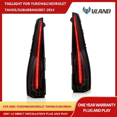 0714 GMC Yukon Chevy Tahoe Suburban generacji Vland LED Tylne Lampy