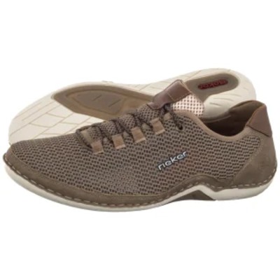 Półbuty 0755564 Beige RI263b Rieker