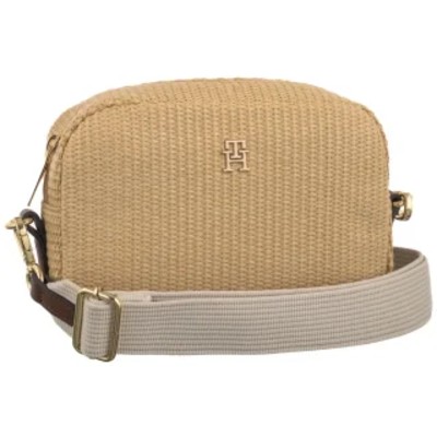 Torebka Popette Camera Bag Raffia AW0AW18525 0F4 TH1466a Tommy Hilfiger