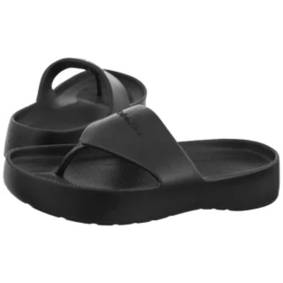 Japonki One Piece Eva Flip Flop Thong Triple Black HW0HW02957 0GJ CK735a Calvin Klein