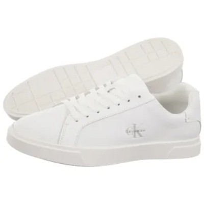 Sneakersy Low Pro Cups Lth Ml Triple Bright White HW0HW03146 0K4 CK736a Calvin Klein