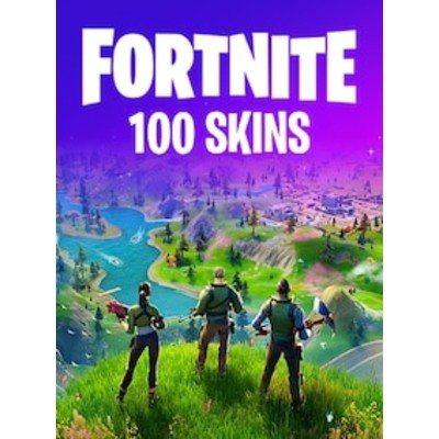 Fortnite 100 Skins PSN Xbox Nintendo Switch PC Mobile Fortnite Account GLOBAL