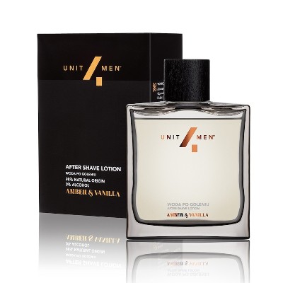 Unit4Men WODA PO GOLENIU AMBERVANILLA Golenie 100 ml