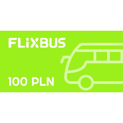 FLIXBUS Gift Card 100 PLN