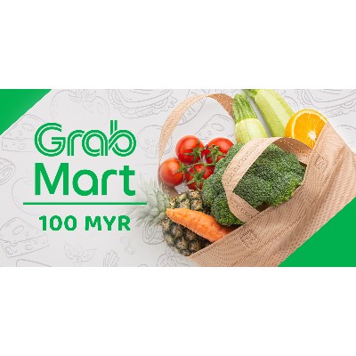 GrabMart Gift Card 100 MYR