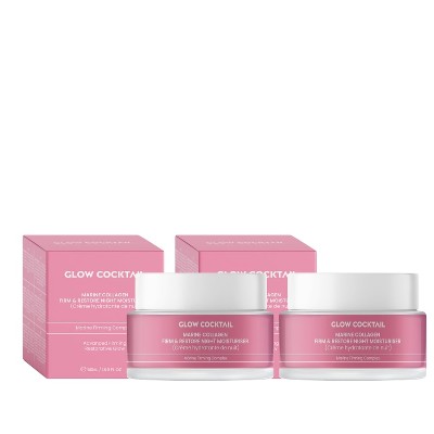 Glow Cocktail Duet kremów na noc Collagen Restore Kremy na noc 100 ml Damski
