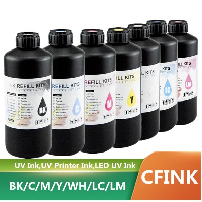 Twarde atrament UV 1000 ml atrament UV do drukarki UV Epson XP600 TX800 XP600 L800 L805 L1800 R290 R300 1390 1400 1410 1430 DX5 DX7 DX10