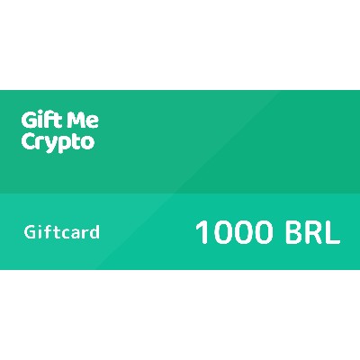 Gift Me Crypto Gift Card 1000 BRL