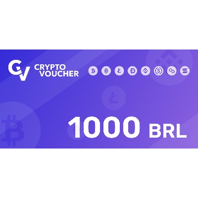 Crypto Voucher Gift Card 1000 BRL