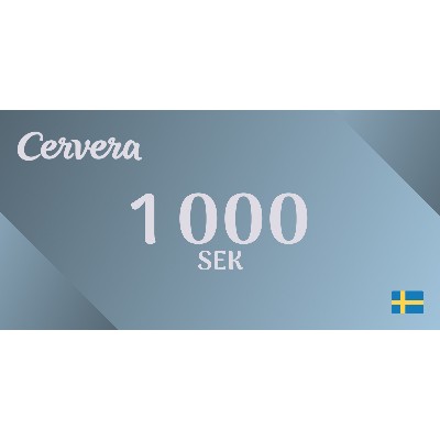 Cervera Gift Card 1000 SEK