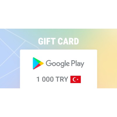 Google Play Gift Card 1000 TRY
