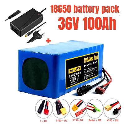 Akumulator litowy do hulajnogi elektrycznej 10S4P 36V 100000mAh pakiet baterii 18650 36V 100Ah bateria do hulajnogi elektrycznej 36V