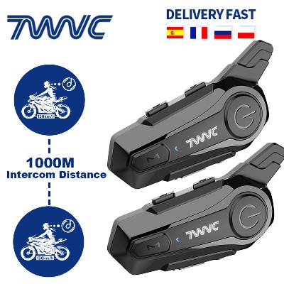 12 X1 Bluetooth zestaw słuchawkowy do kasku motocyklowego dla kierowców 1000M intercomunicador Moto domofon bezprzewodowy zestaw głośnomówiący