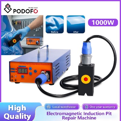 Podofo 1000W PDR bezprzewodowy indukcyjny podgrzewacz do usuwania wgnieceń cyfrowym wyświetlaczem do napraw samochodowych