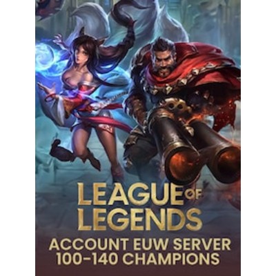 League of Legends Account 100140 Champions EUW server PC League of Legends Account GLOBAL