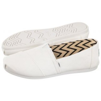 Espadryle Alpargata White Recycled Cotton Canvas 10017739 TS21b Toms