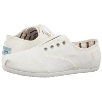 Półbuty Cordones Plus White Canvas 10023129 TS57a Toms