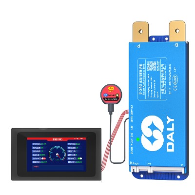 Daly BMS WiFi Aktywny BMS 250 amperów dla Lifepo4 4S 8S 24S 100A 150A 200A 500A Aktywna Balanserka 1A Wbudowany BT 7S 24V 12V 48V