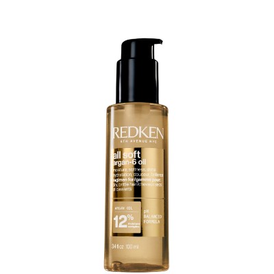Redken All Soft Argan6 Oil for Softness Shine and Protection 100ml