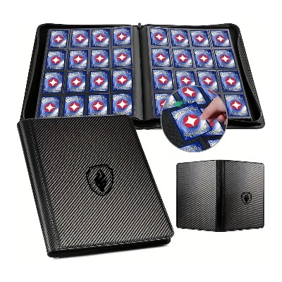 Segregator na karty kolekcjonerskie 1024 kieszeniami wysokiej jakości segregatory na karty 16 kieszeniami album na karty bocznym wkładaniem do kart sportowych do gier