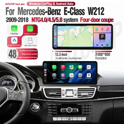 AUTOTOP 123 1025 Touch Screen For MercedesBenz EClass W212 20092018 Wireless Carplay Android Auto Car Multimedia Stereo