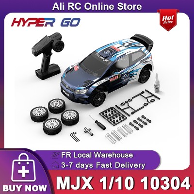 NOWY MJX 10304 110 Citroen C3 WRC Samochód RC 80A 70kmh Bezszczotkowy Samochód Zdalnie Sterowany Wysokiej Prędkości 24G Zdalnie Sterowany Samochód do Driftu Zaawansowany Zabawka dla Dorosłych