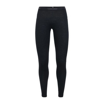ICEBREAKER WOMENS MERINO 200 OASIS LEGGINGS 104383001BLK
