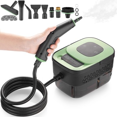 Przenośny odkurzacz parowy szybkie nagrzewanie 15 sekundach 105 temperatura do samochodudomupłytekmebli 10 akcesoriów