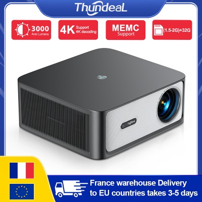 ThundeaL TD98Pro 2K 4K Full HD 1080P Przenośny projektor automatyczną regulacją ostrości Android WiFi Kino domowe Gry na świeżym powietrzu Projektor wiązki wideo 3D projektor 4k projector 4k