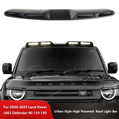 Akcesoria Off Road 4x4 Urban Style Mocny listwa oświetleniowa dachowa diodami LED do Land Rover L663 Defender 90 110 130 lat 20202025