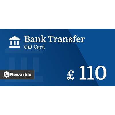 Bank Transfer Gift Card 110 GBP