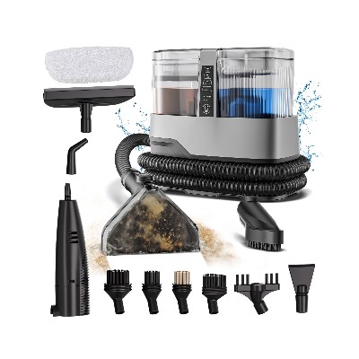 CROSIKO C688B Parowy Odkurzacz do Pracowania na Miejscach 1800W30s Podgrzewanie 17KPa Ssanie Antyroztoczeniowe 11001200ml Oddzielne Zbiorniki Tryby Czyszczenia ParySterylizacja do Domu