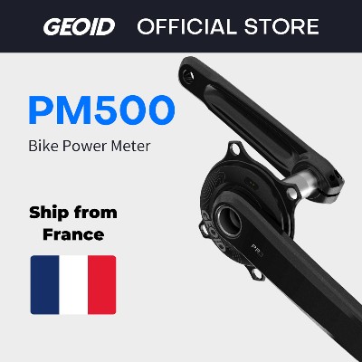 Miernik mocy rowerowy GEOID Crankarm PM500 śruby 110BCD 24mm trzpień miernik kadencji rowerowy na bazie spidera kompatybilny Shimano