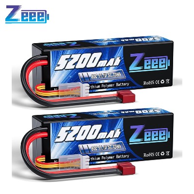 12szt Zeee 3S 5200mAh Lipo Battery 111V 80C wtyczką TXT60EC35 Hardcase do RC Car Buggy Truck FPV Drone RC Model Parts