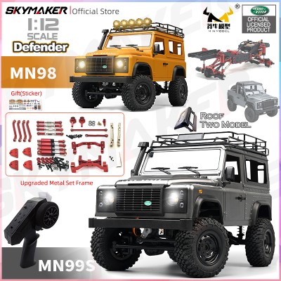 Nowy MN99s MN98 112 MN Model RTR Wersja RC Car 24G 4WD RC Rock Crawler Defender Samochód zdalnie sterowany 112 RC Ciężarówka Samochody Zabawki