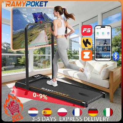 Bieżnia elektryczna RAMYPOKET APP 112 kmh składana do domu nachyleniem bieżnia treningowa biegania do chodzenia