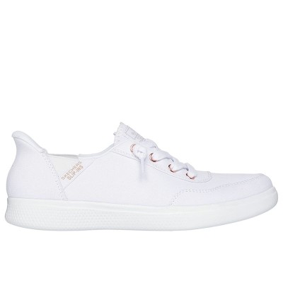 Buty damskie Skechers Slipins Bobs Skip Cute Cute Sweet 114815WHT
