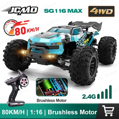 SG116MAX 80KMH Szybki samochód RC Bezszczotkowy 4WD OffRoad Drift Samochód zdalnie sterowany 116 Profesjonalne samochody wyścigowe SG116PRO 40KMH