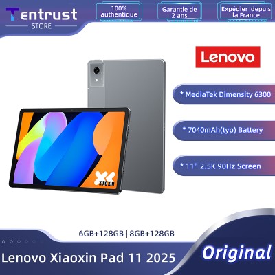 Oryginalny tablet Lenovo Xiaoxin Pad 11 2025 procesor MTK Dimensity 6300 ekran 11calowy 25K bateria 7040mAh WIFI system Android