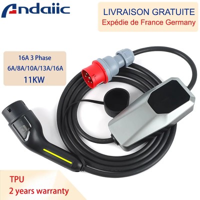 Ładowarka EV Typ Typ 35KW 7KW 11KW 22KW Kabel Elektryczny Samochód Wallbox Metry EVSE Wodoodporna Szybkie Ładowanie
