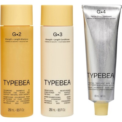 TYPEBEA Szampon odżywka G2 Strength Length Shampoo 250 ml G3 Conditioner Wzrost włosów maski do G4 HydraGloss Treatment Mask 120 dodający objętości Female