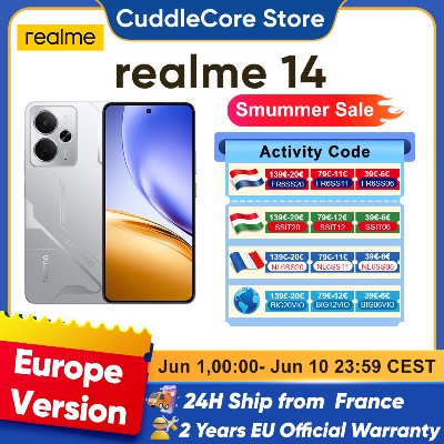 Smartfon Realme 14 5G procesor Snapdragon Gen bateria Titan pojemności ilość mAh wyświetlacz AMOLED 120 Hz ładowanie 45 aparat 50 MP OIS NFC