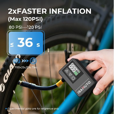 Elektryczna pompka rowerowa 120 PSI do opon motocyklowych rowerowych piłek przenośna kieszonkowa mini kompresor