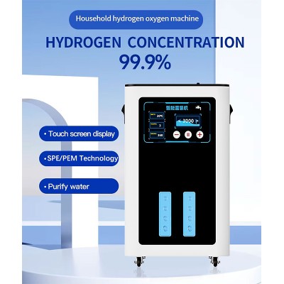Generator wodoru PEM do inhalacji 900ML 1200ML 1500ML 1800ML 3000ML generator wody wodorowej H2 molekularny oczyszczacz wody niskim poziomie hałasu