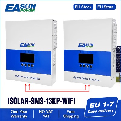 Inwerter solarny EASUN POWER 124 kW Off Grid 120A 500VDC PV 220VAC 48VDC 13kW MPPT Czysta Fala Sinusoidalna Hybrydowy WiFi BMS do Połączenia Równoległego