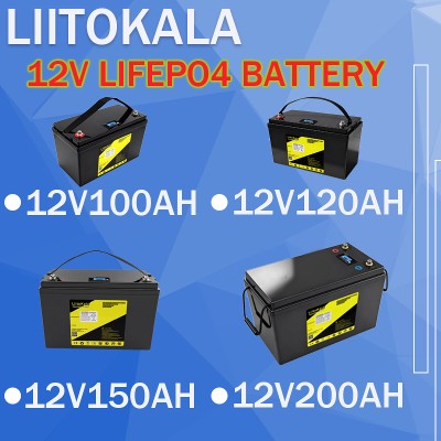 Akumulator LiitoKala 128V 120Ah150Ah200Ah LiFePO4 do kamperów wózków golfowych pojazdów terenowych systemów offgrid