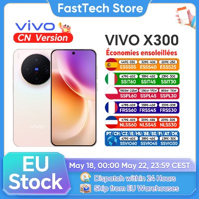 Smartfon VIVO X300 5G bateria 6040mAh 90W Super OOC ekran 631 120Hz AMOLED potrójna kamera 200MP Zeiss procesor Dimensity 9500
